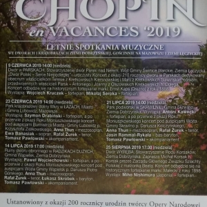 pokaż obrazek - Koncert fortepianowy - CHOPIN EN VACANCES 2019 DWÓR PARSKI